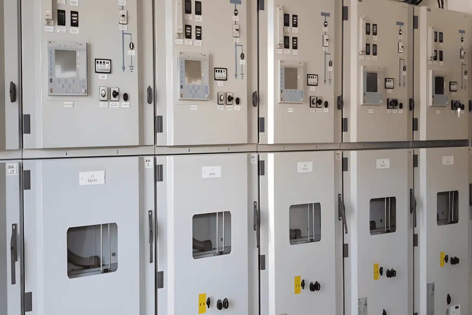 Electrical of high voltage circuit breakers and disconnectors